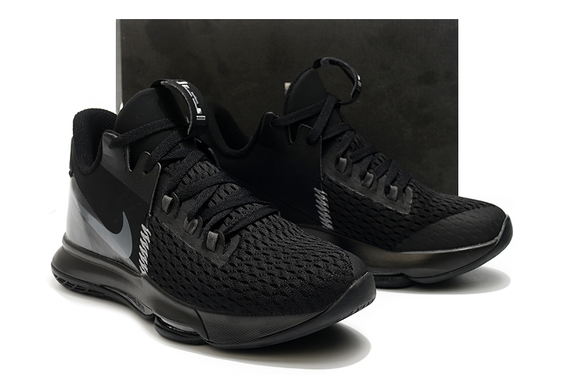 Nike LeBron Witness 5 All Black Shoes